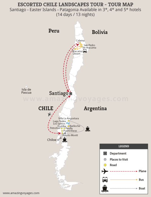 Escorted Chile Landscapes Tour