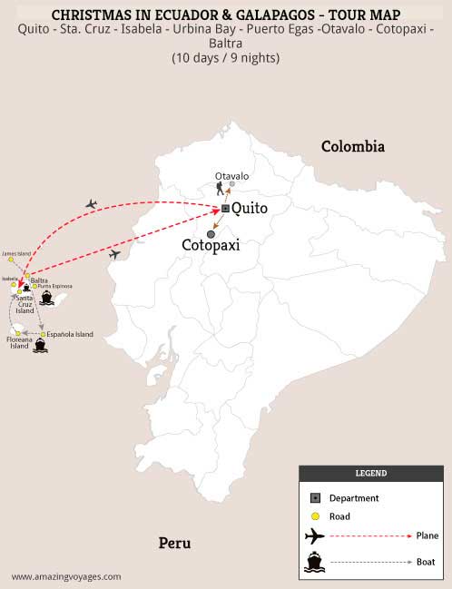 Christmas and New Year in Ecuador & Galapagos 2025