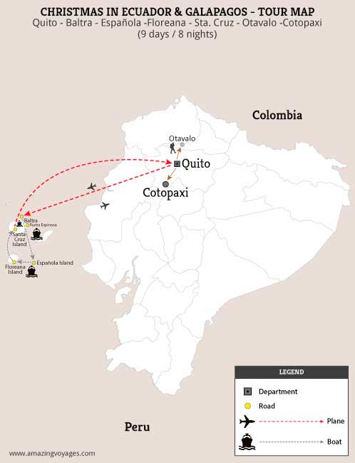 Christmas in Ecuador & Galapagos 2025 - 9 days