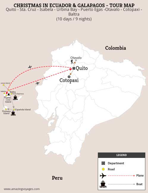 Christmas in Ecuador & Galapagos 2025 - 5 days