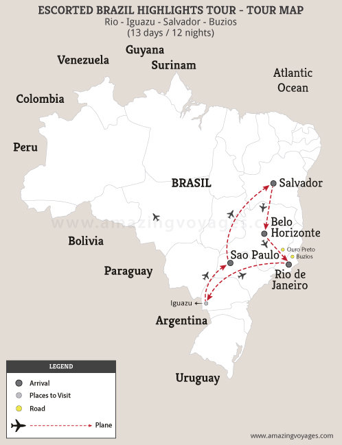 Escorted Brazil Highlights Tour