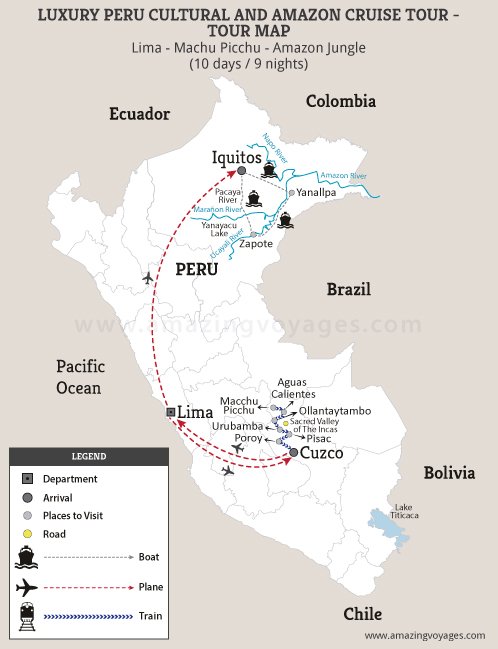 Luxury Peru Cultural and Amazon Cruise Tour